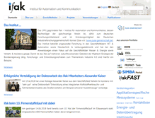 Tablet Screenshot of ifak.eu